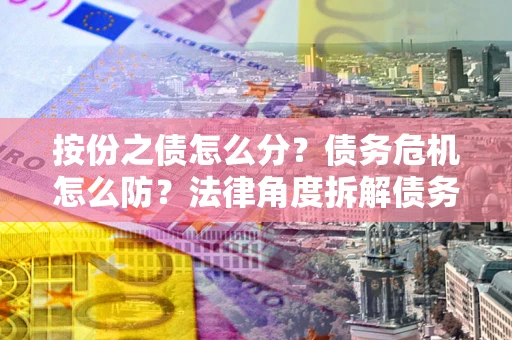 北京按份之债怎么分？债务危机怎么防？法律角度拆解债务分配与风险自保指南
