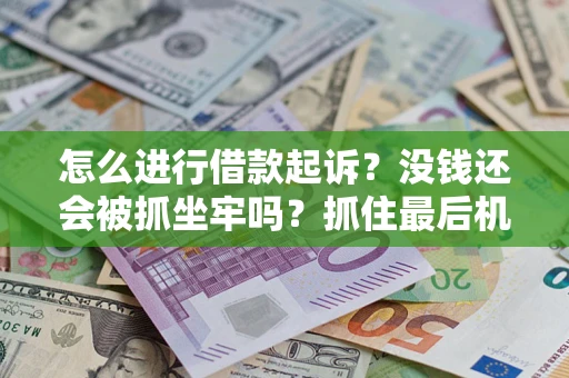 北京怎么进行借款起诉？没钱还会被抓坐牢吗？抓住最后机会！
