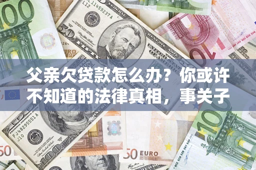 北京父亲欠贷款怎么办？你或许不知道的法律真相，事关子女未来