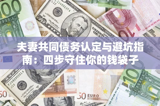 北京夫妻共同债务认定与避坑指南：四步守住你的钱袋子