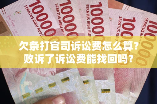 北京欠条打官司诉讼费怎么算？败诉了诉讼费能找回吗？
