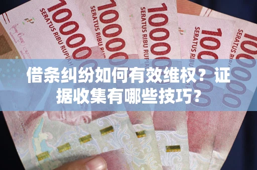 北京借条纠纷如何有效维权？证据收集有哪些技巧？